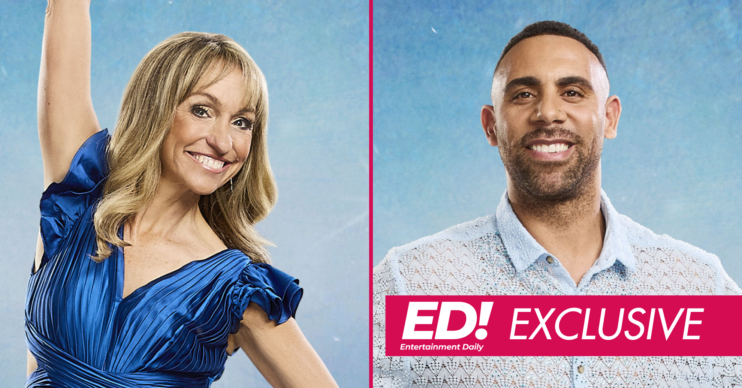 Michaela Strachan and Anton Ferdinand Dancing On Ice generic
