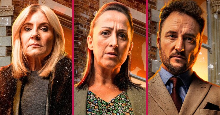 EastEnders' Cindy, Sonia, Martin