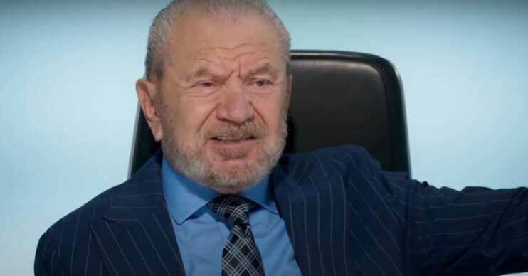 Lord Alan Sugar looking annoyed