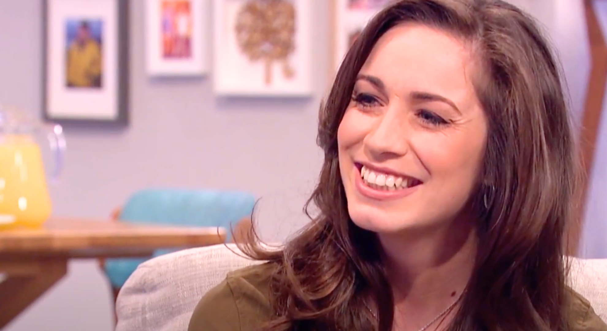 Emmerdale's Julia Goulding smiling