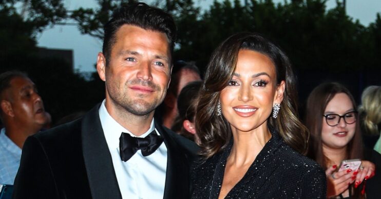 Mark Wright and Michelle keegan at red carpet event