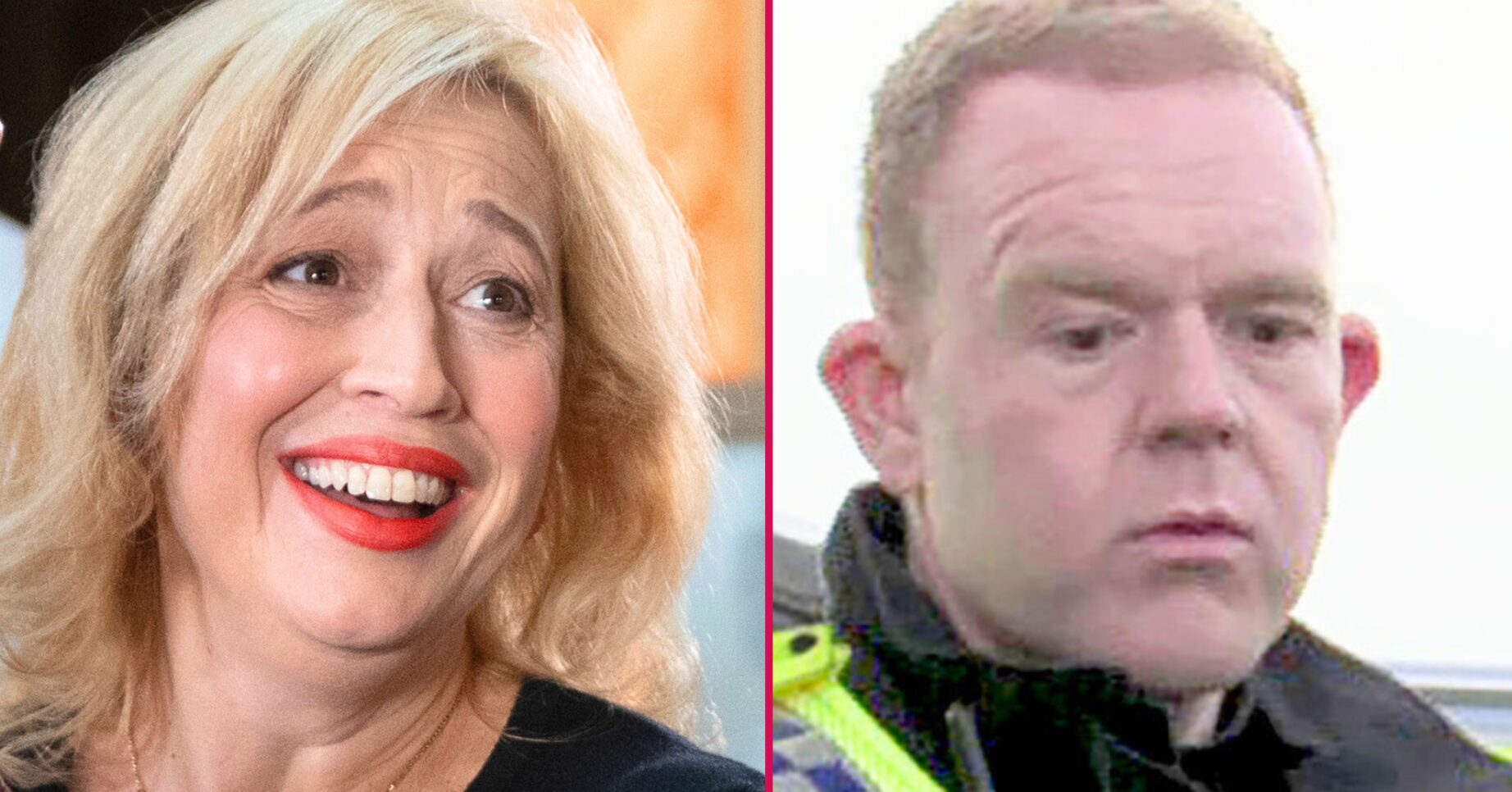 Coronation Street's Julie, Craig split image