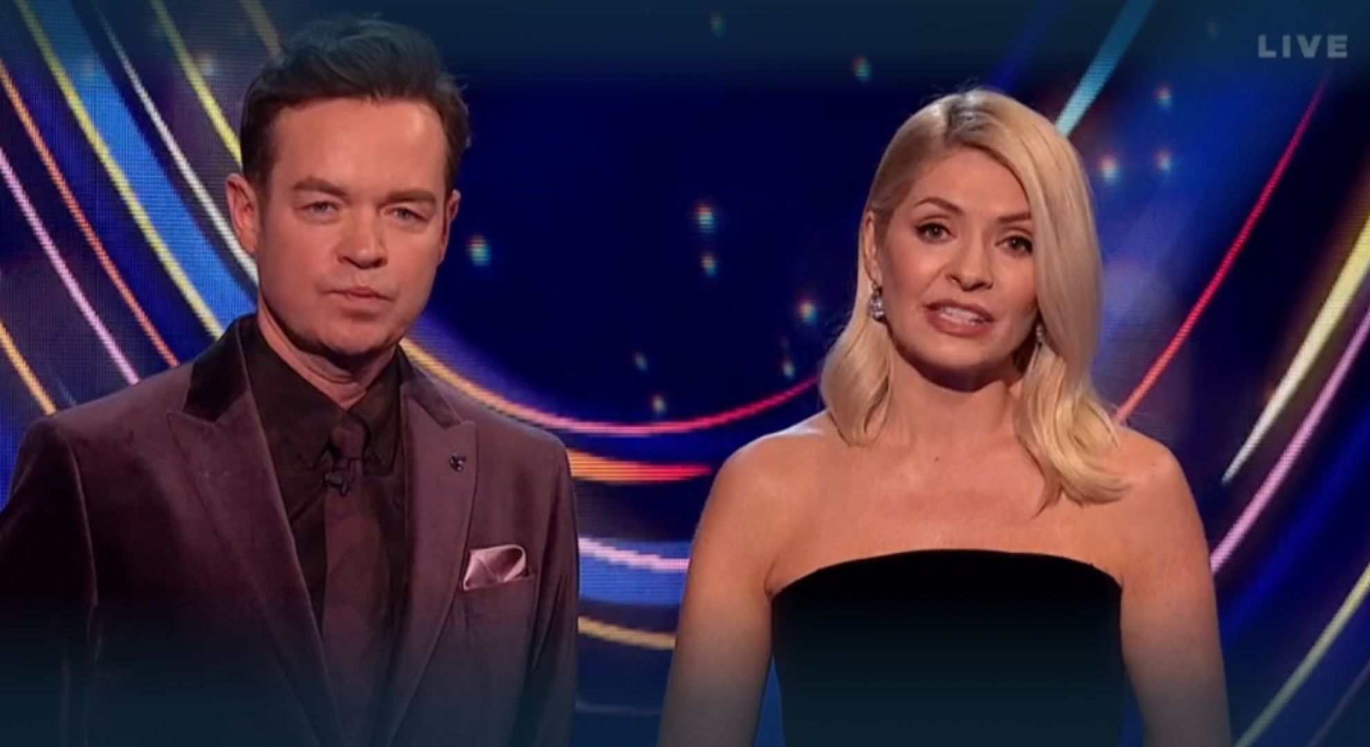 Holly Willoughby and Stephen Mulhern presenting Dancing On Ice