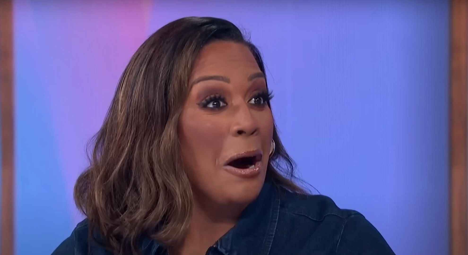 Alison Hammond looking shocked on Loose Women