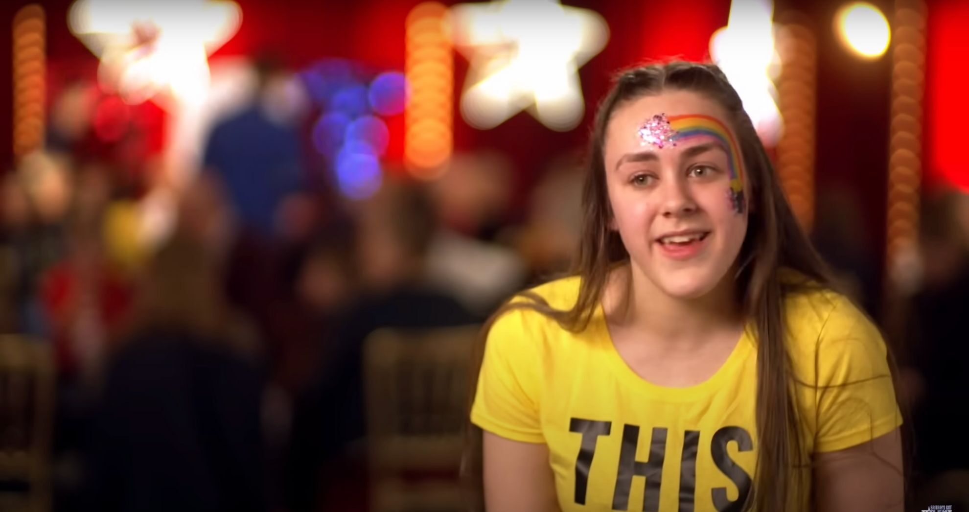 Jade Kilduff speaking on Britain's Got Talent