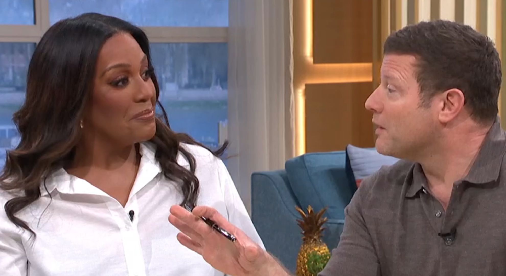 Alison Hammond and Dermot O'Leary on This Morning today
