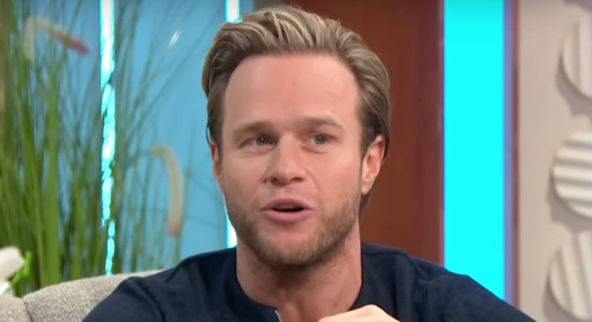 Olly Murs with a shocked expression