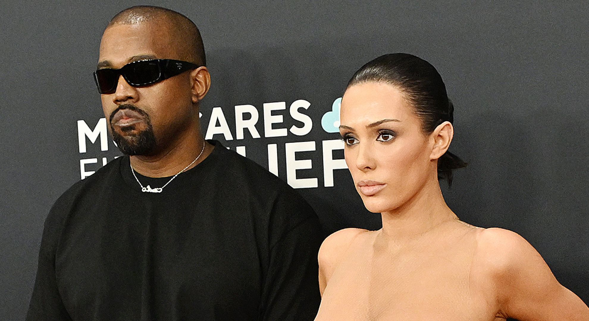 Kanye and bianca at Grammys
