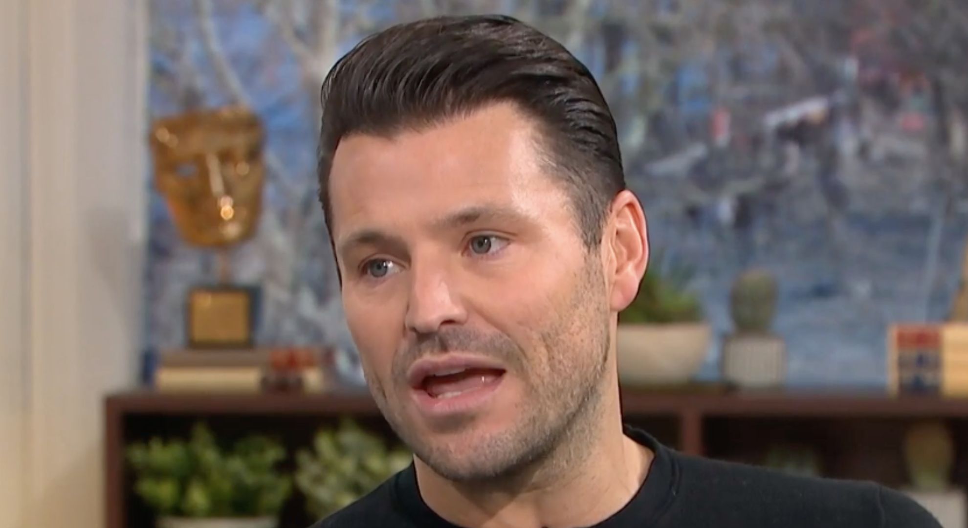 Mark Wright looking serious