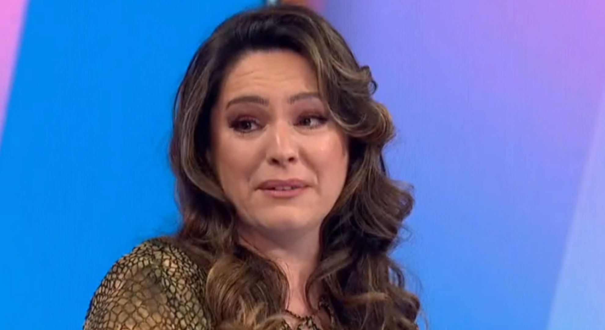 Kelly Brook crying on Loose Women