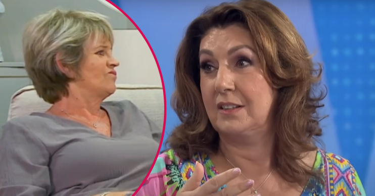Jane McDonald and her friend Sue