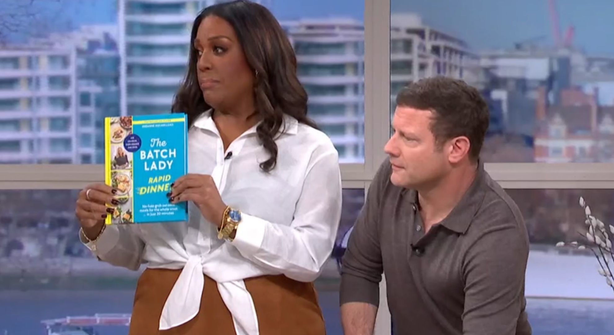 Screenshot of Alison Hammond and Dermot O'Leary from This Morning 