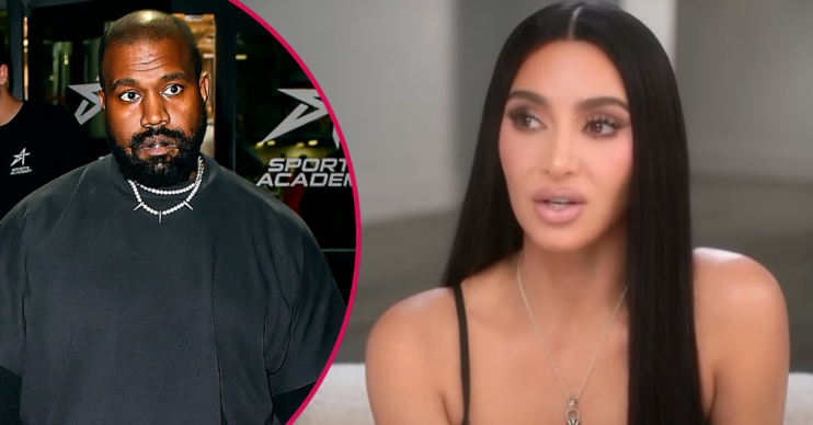 Kanye West and Kim Kardashian