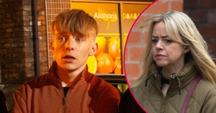 Coronation Street's Max, in a bubble is Toyah