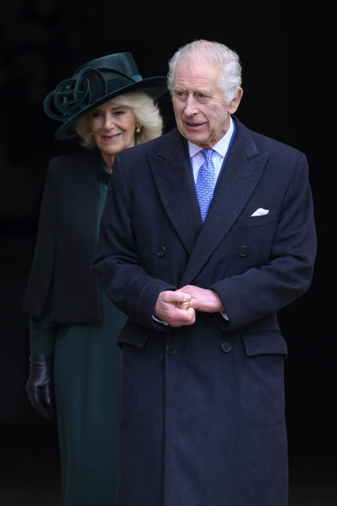 Queen Camilla and King Charles during royal engagement