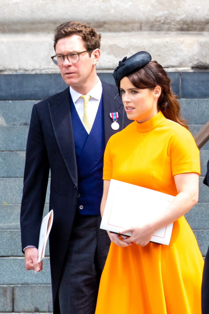 Jack Brooksbank and Princess Eugenie leaving royal service