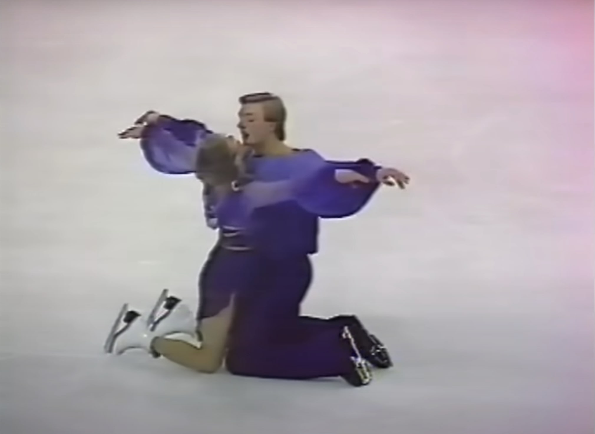 Torvill and Dean ice dancing at the Sarajevo 1984 Winter Olympics