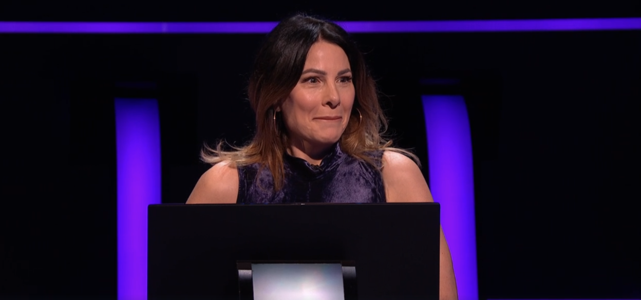 Lucrezia on Who Wants To Be A Millionaire