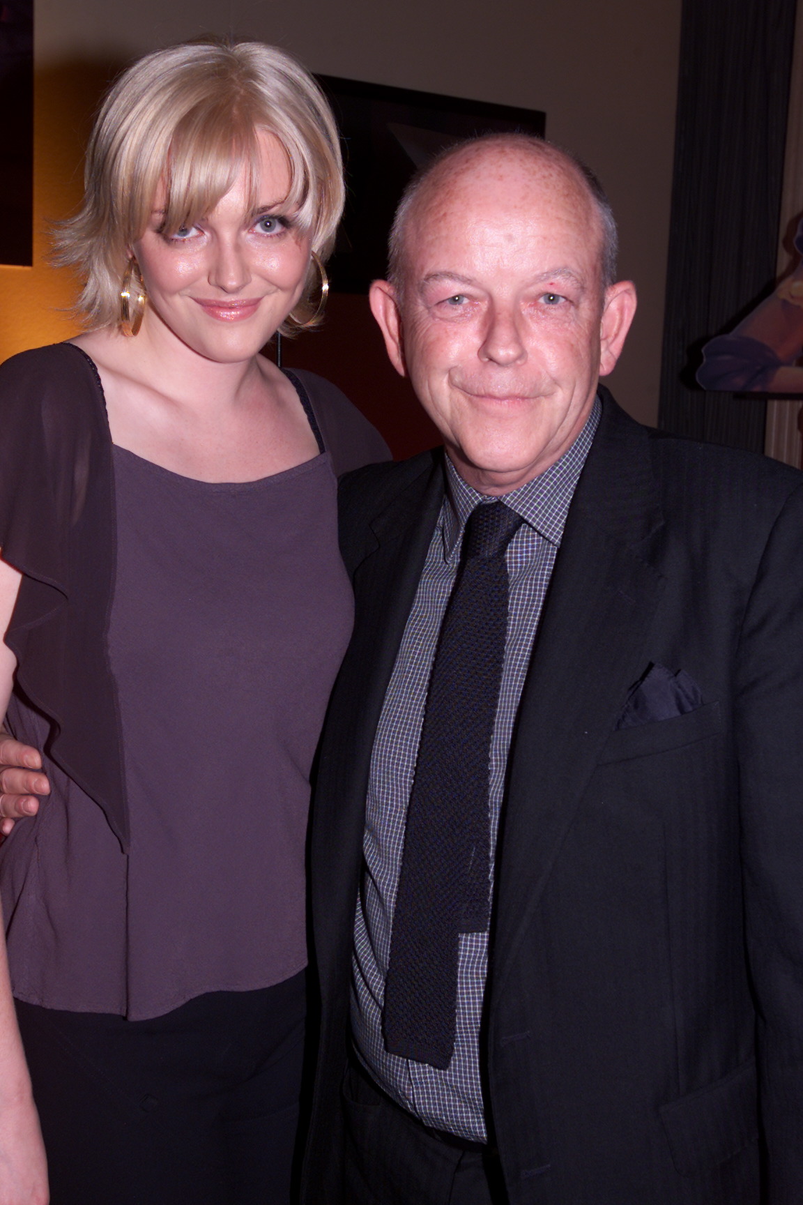 Sophie Dahl with her dad Julian Holloway