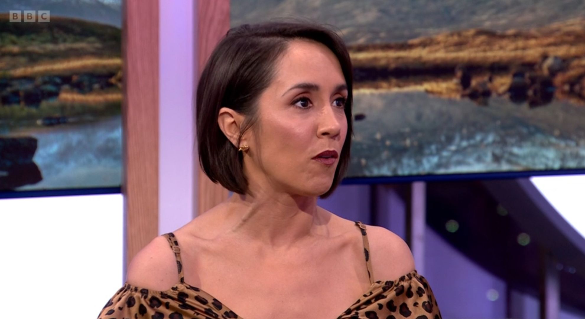 Screenshot of Janette Manrara on The One Show