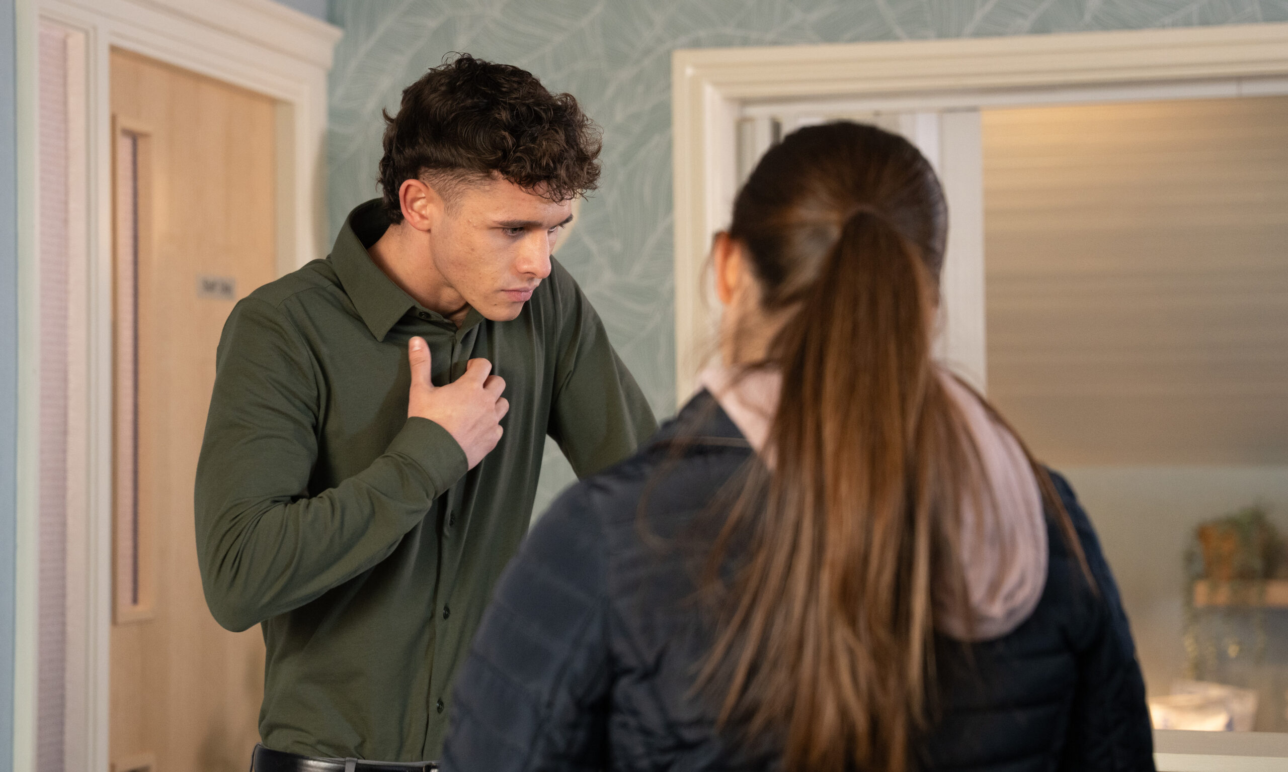 Jacob in pain in Emmerdale