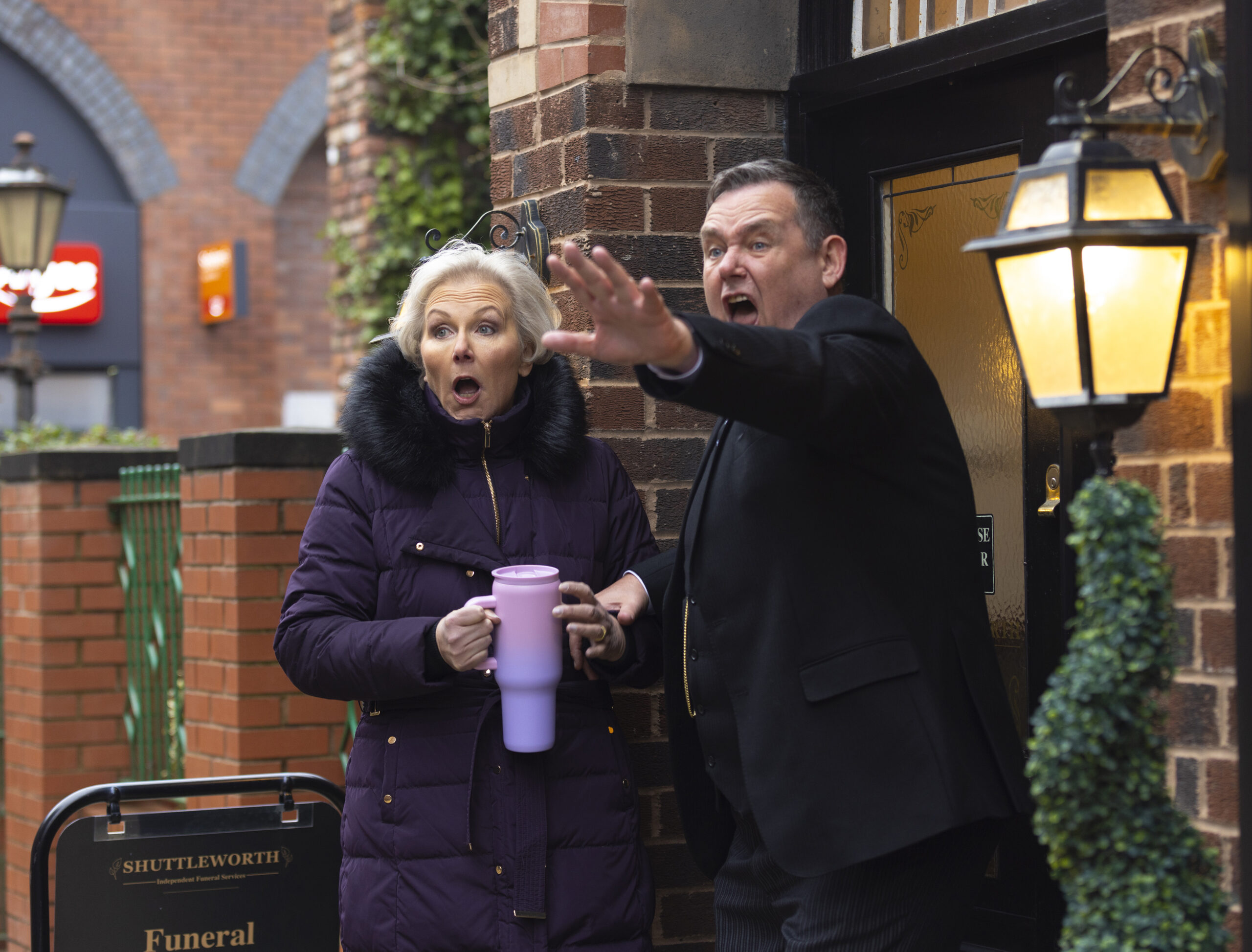 Eileen and George shocked