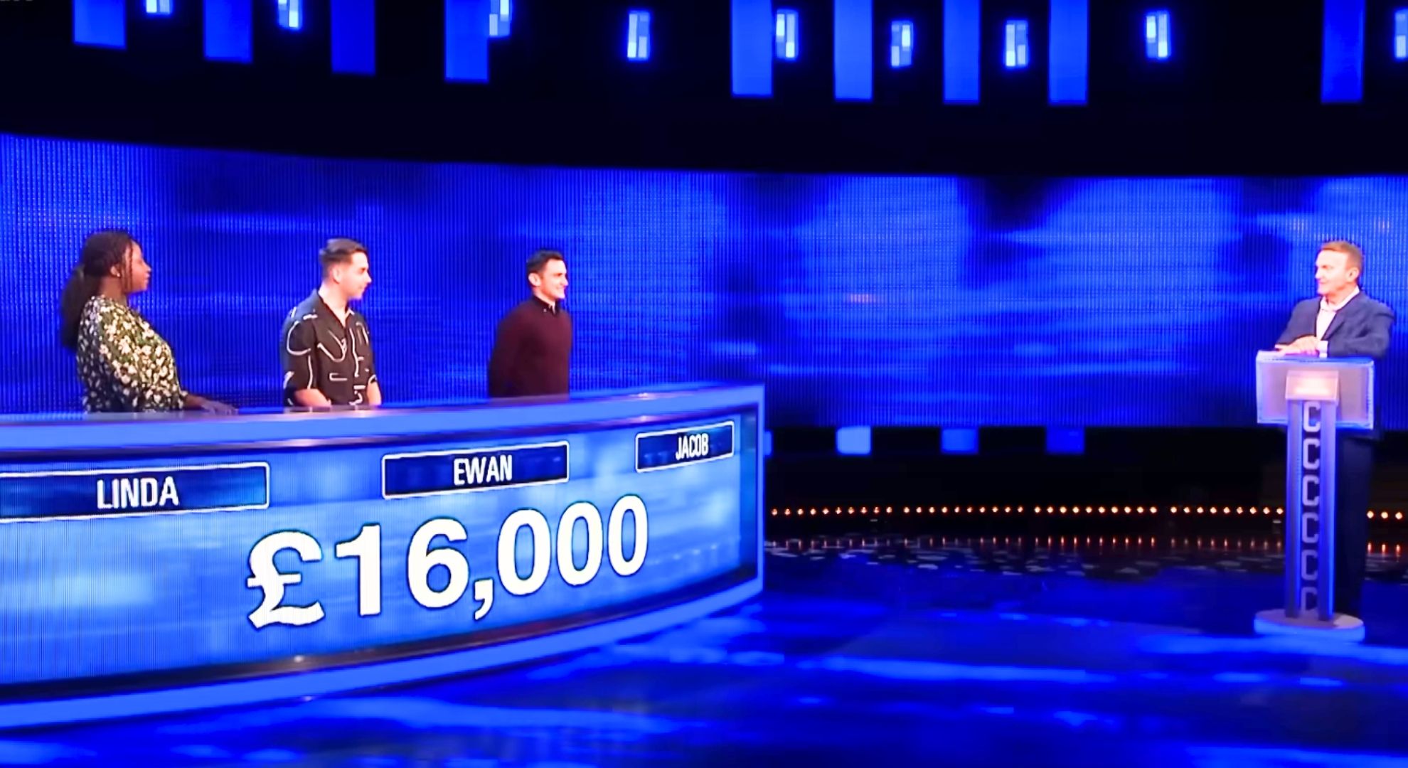 Screenshot from The Chase