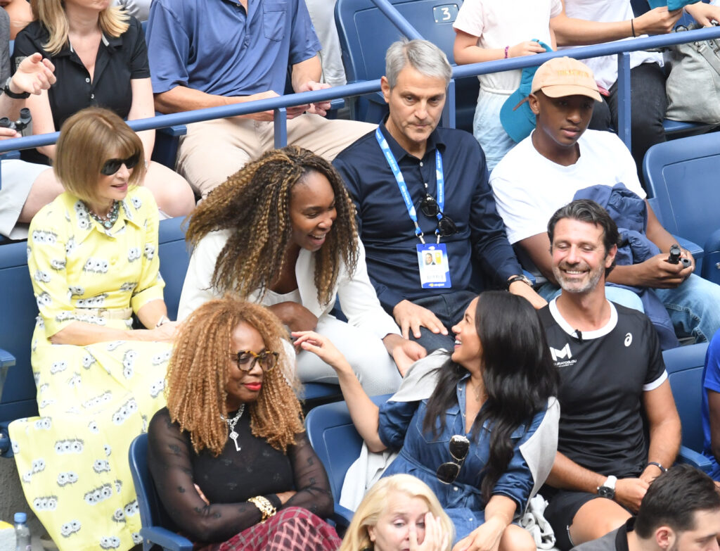 Meghan Markle and Serena Williams at Wimbledon