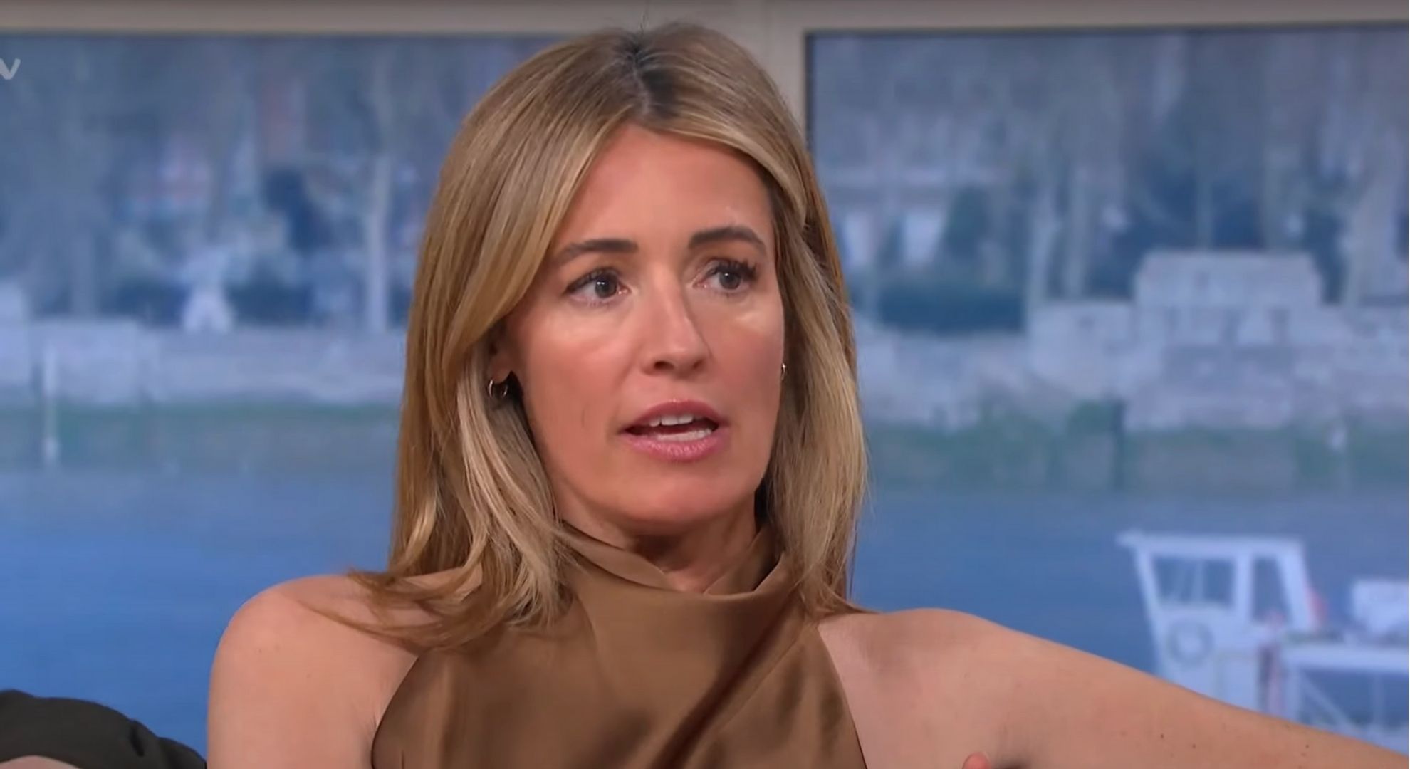 Cat Deeley speaking on This Morning 