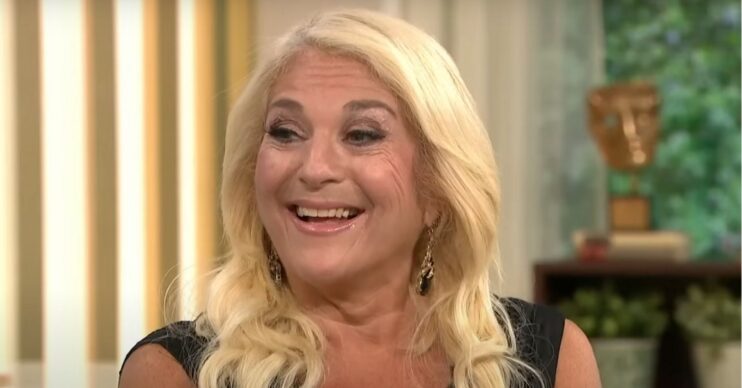 Vanessa Feltz smiling on This Morning