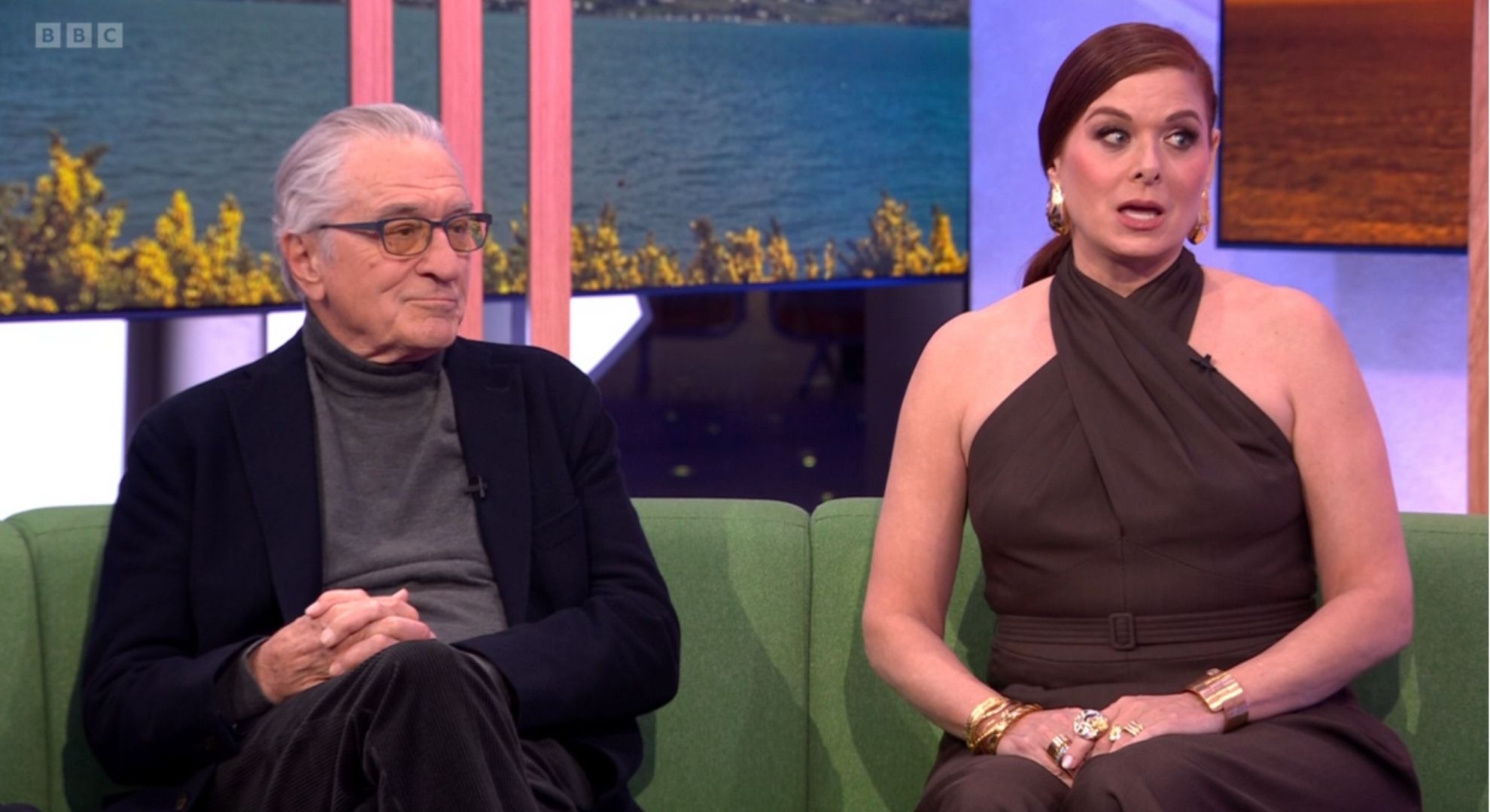 Robert De Niro and Debra Messing on The One Show