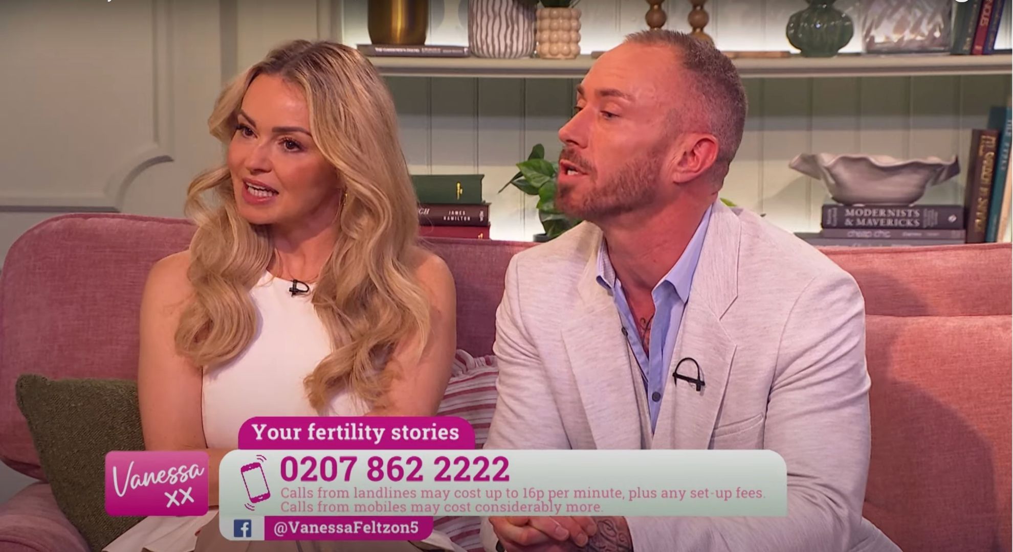 Ola and James Jordan on Vanessa