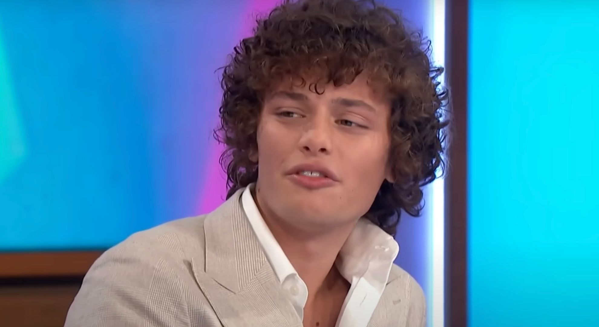 Bobby Brazier speaking on Loose Women