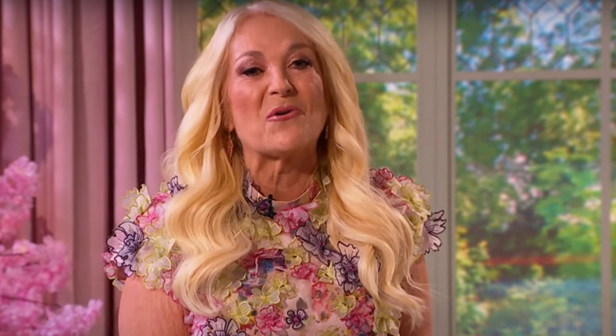 Vanessa Feltz presenting her show