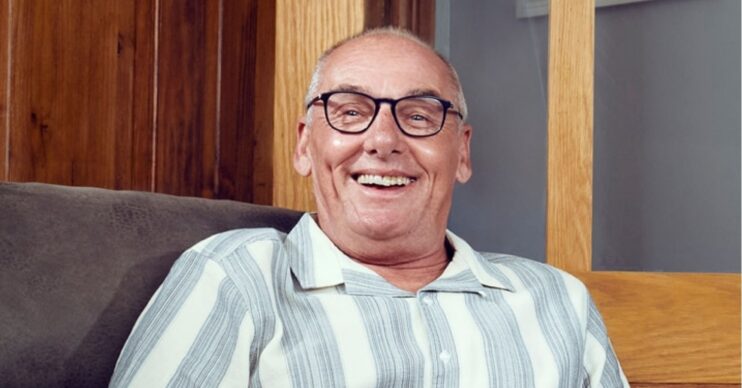 Dave from Gogglebox smiling
