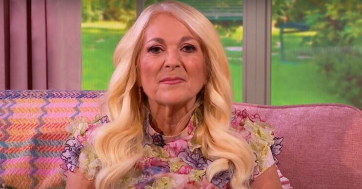 Vanessa Feltz gazing in front