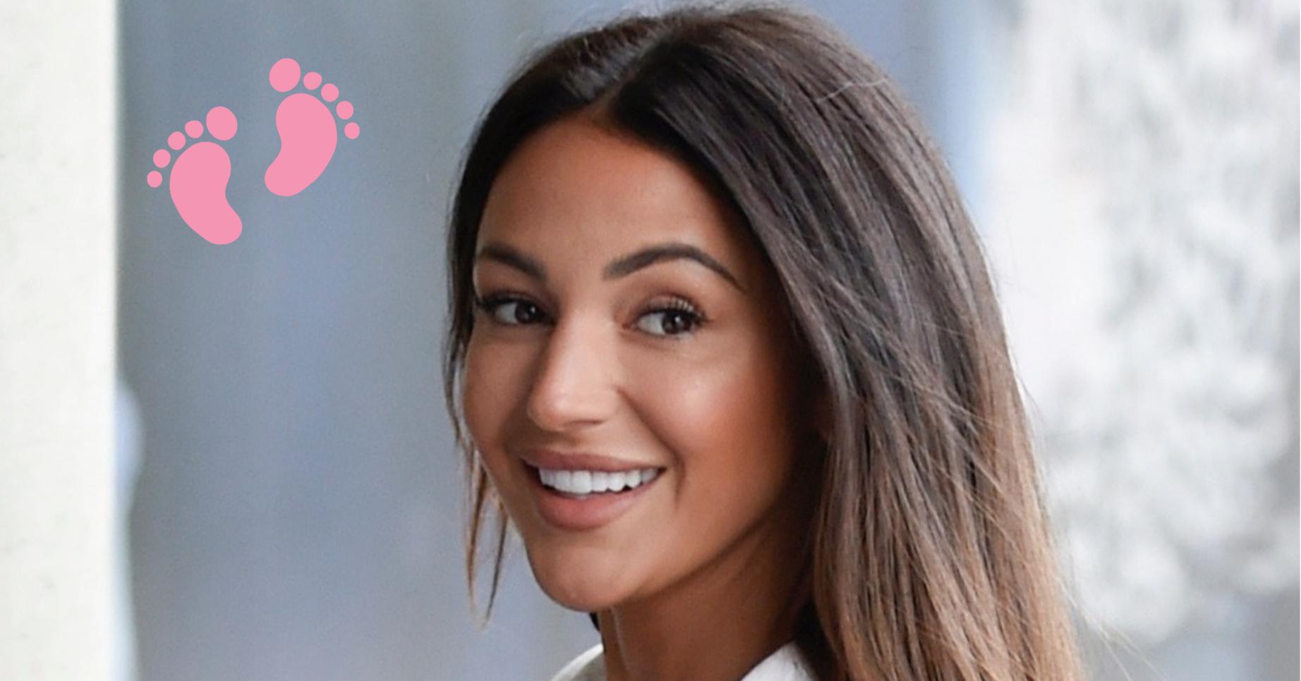 Michelle Keegan smiling