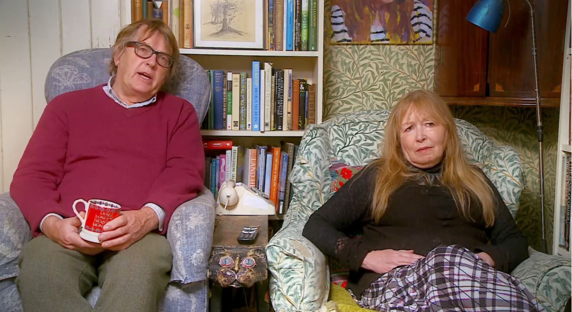 Gogglebox stars Giles and Mary