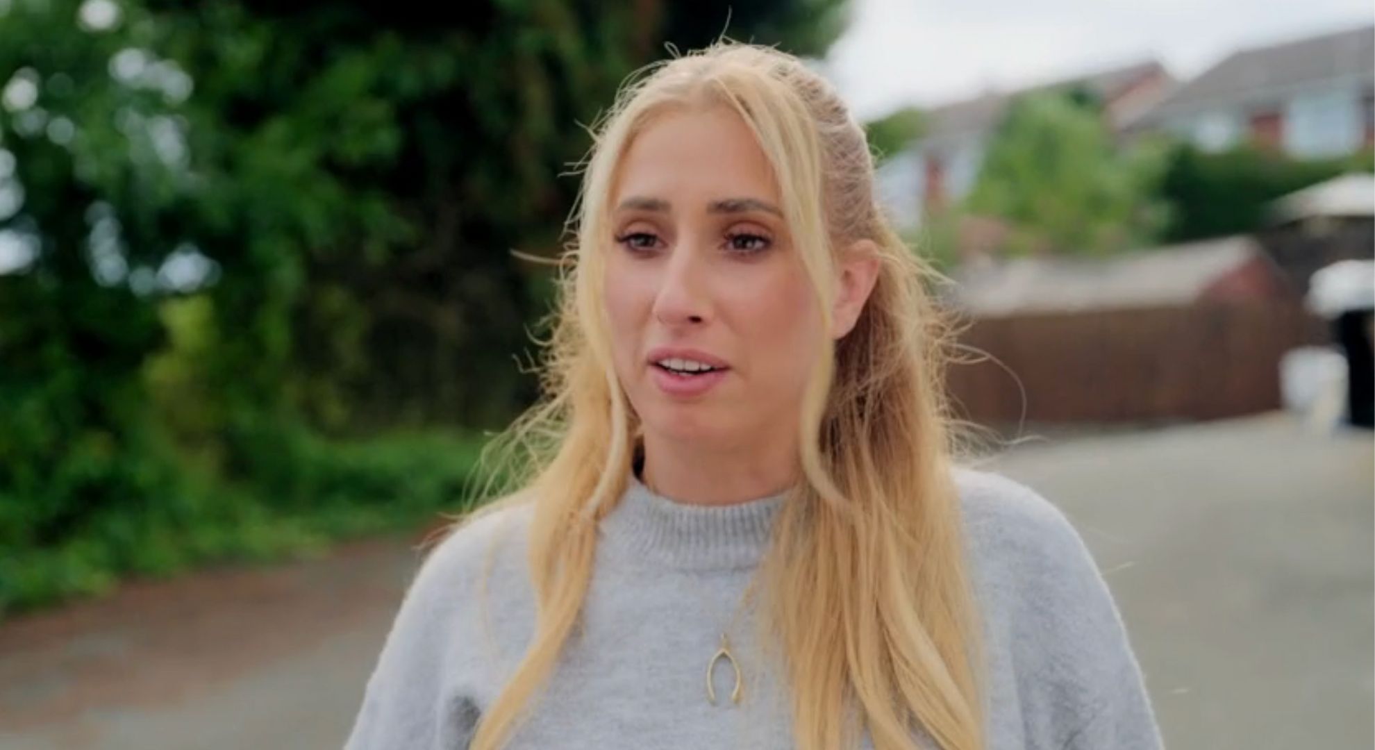 Stacey Solomon looking stern on Sort Your Life Out