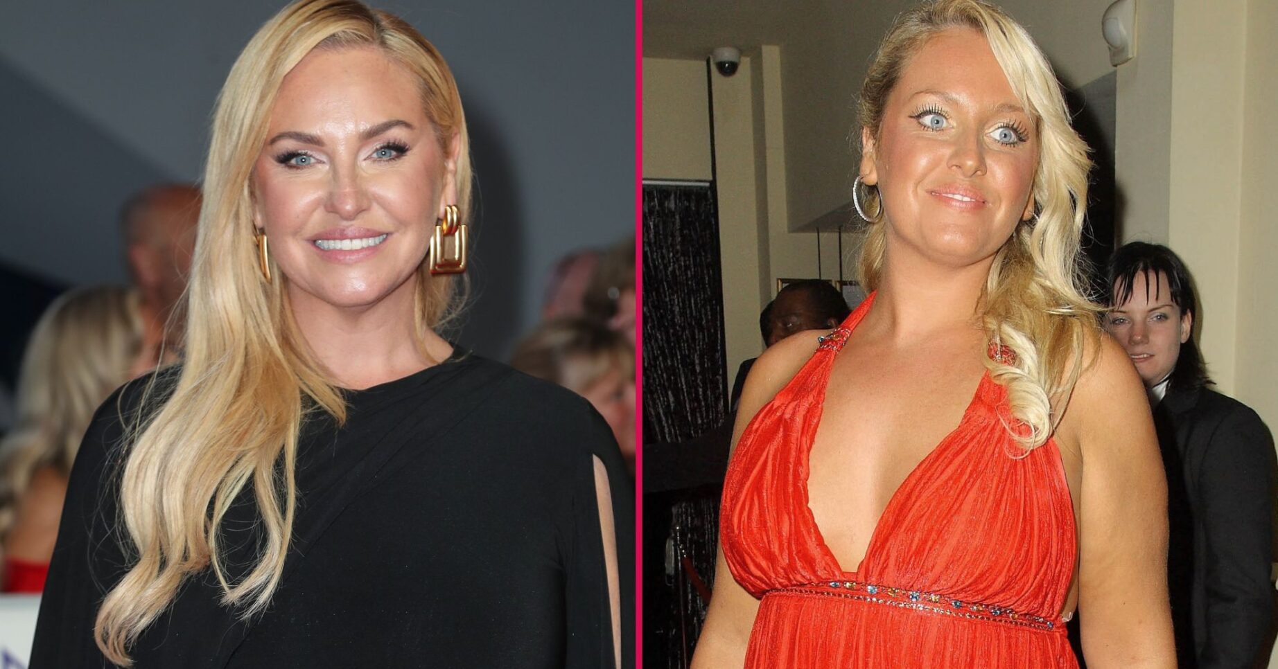 Split image of Josie Gibson