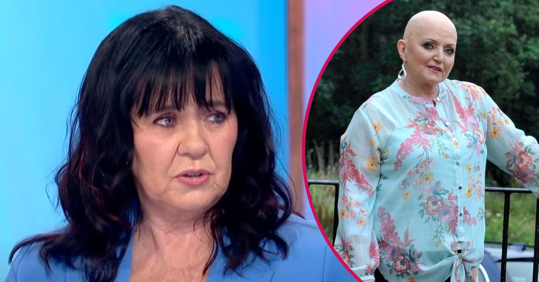 ED comp: Coleen Nolan emotional and Linda Nolan smiling