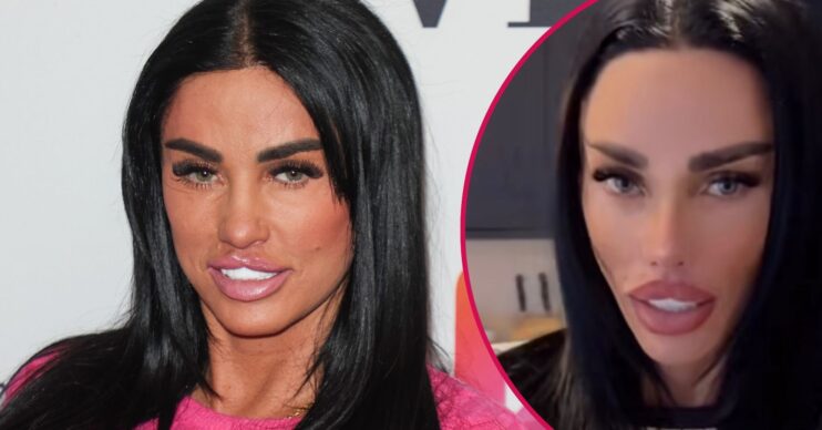 Katie Price posing