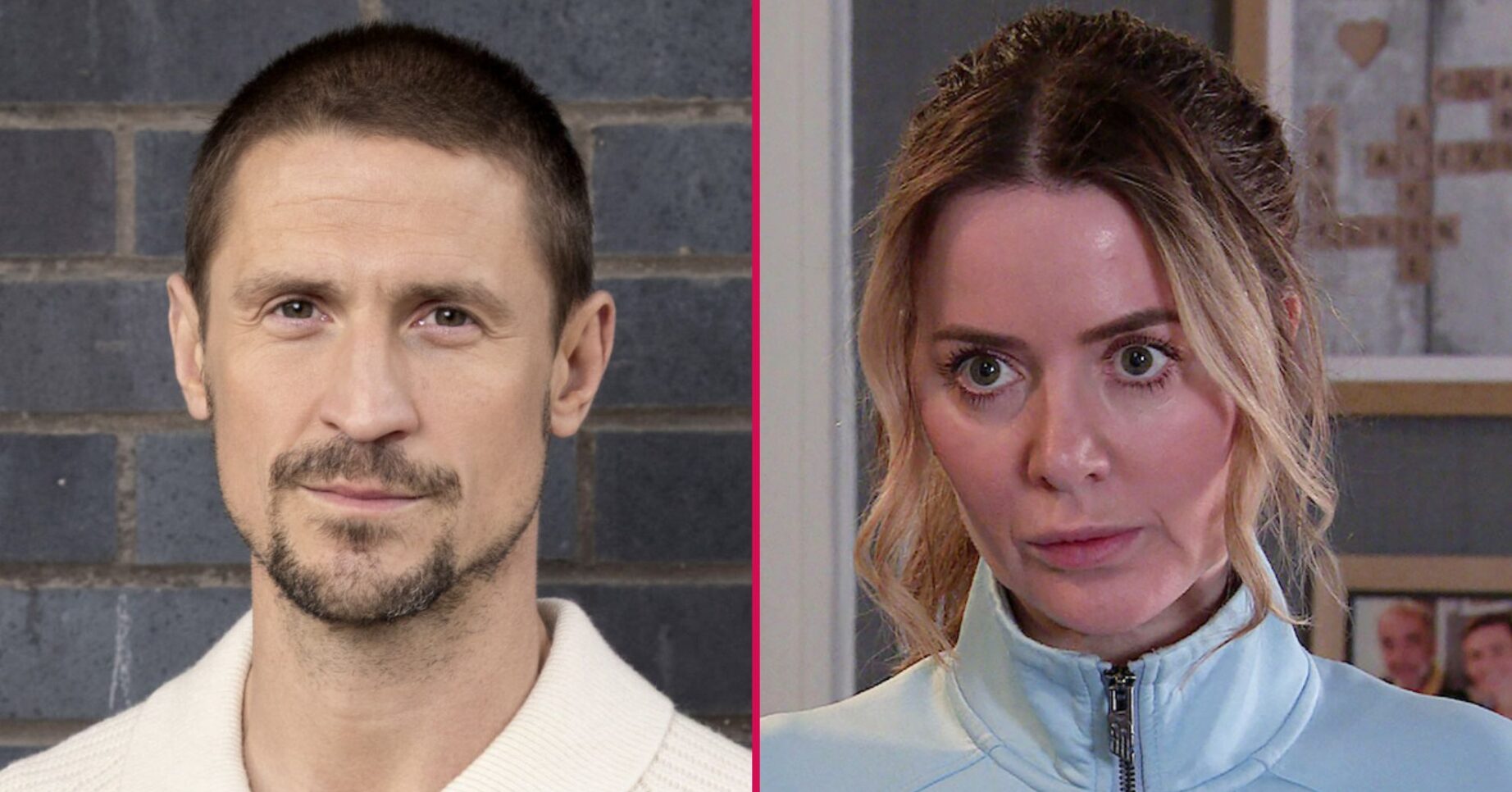 Composite image of Carl and Abi on Coronation Street (Credit: ITV/Composite: ED!)