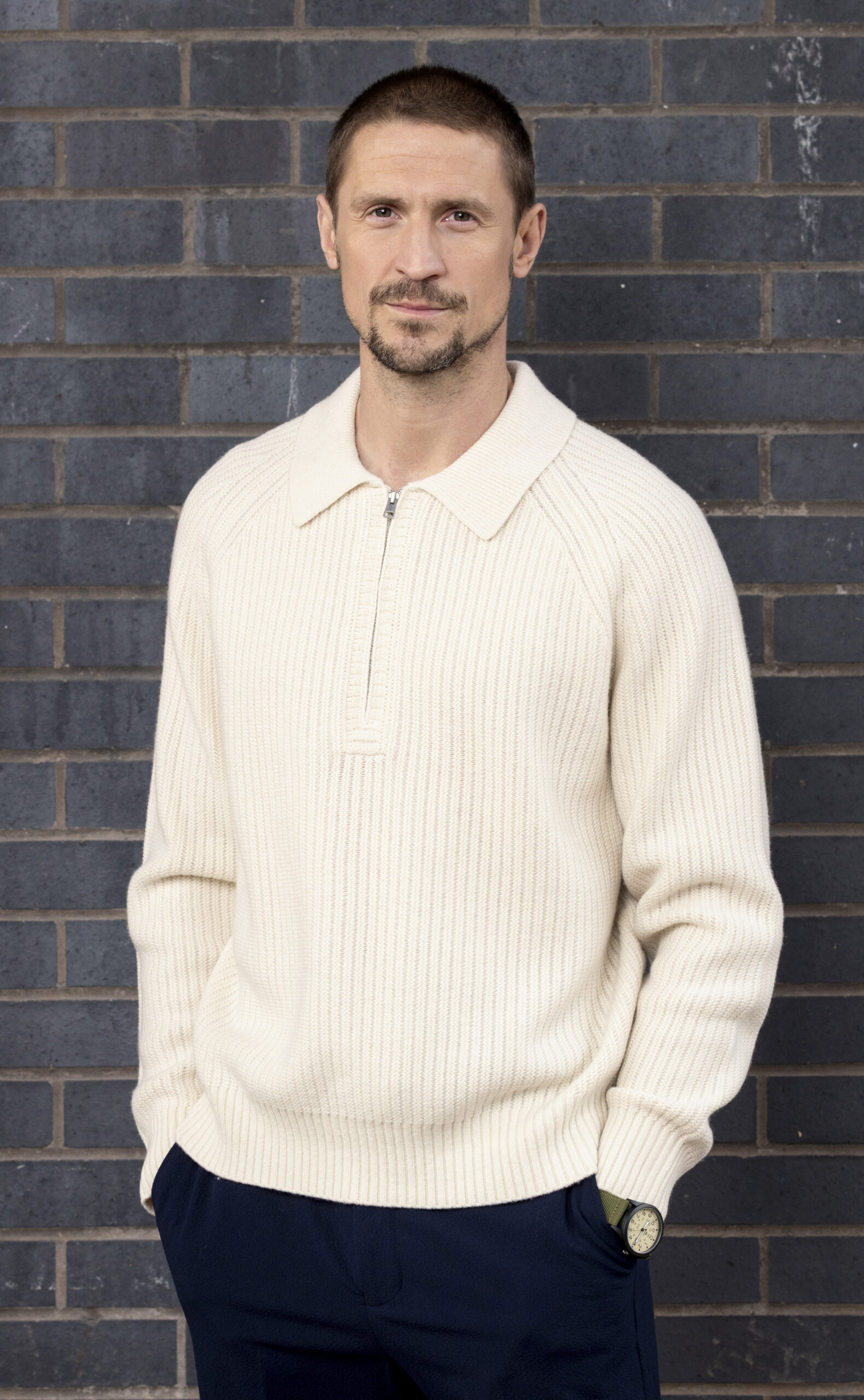 Promotional shot of Carl Webster on Coronation Street