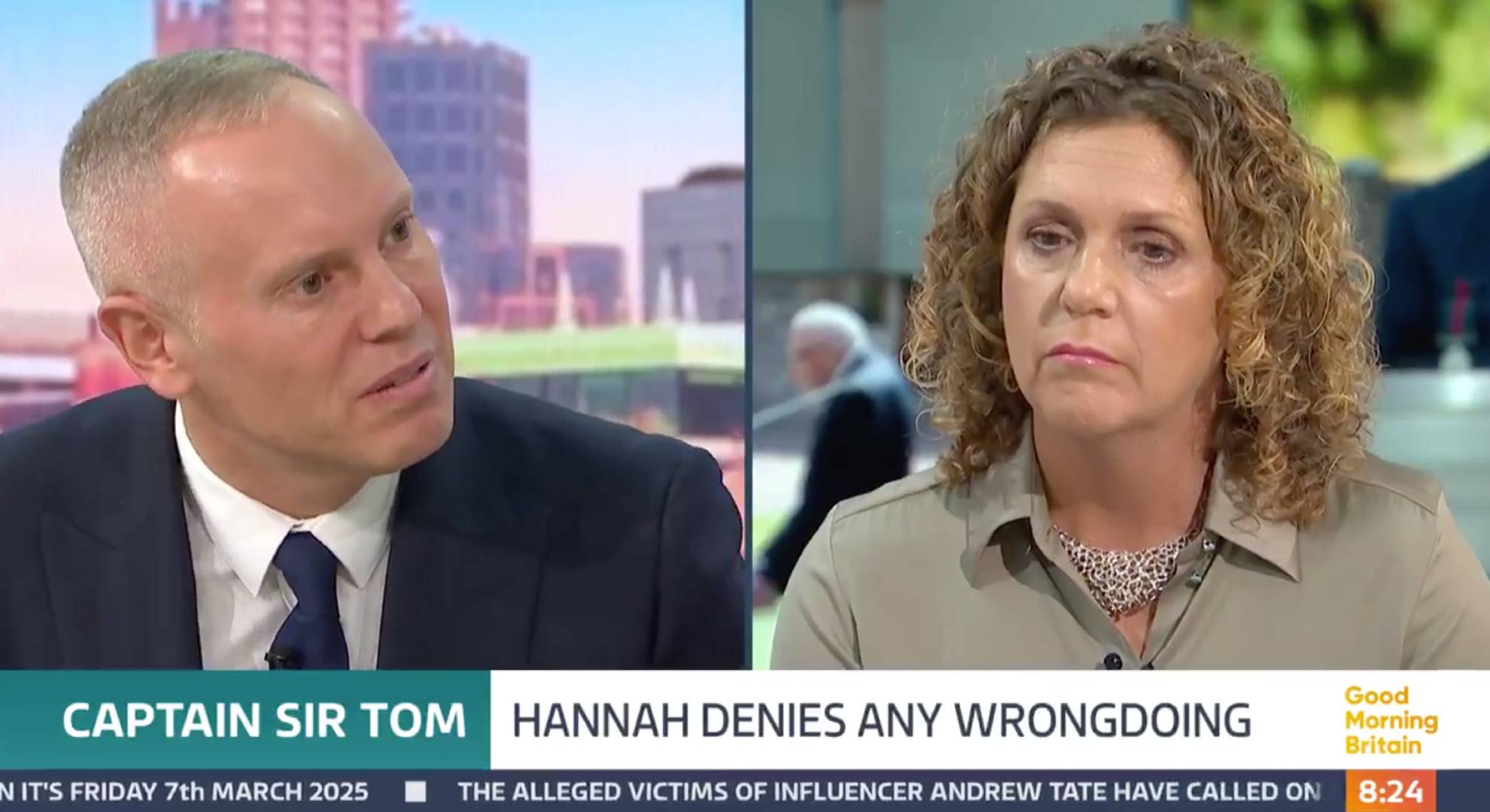 Rob Rinder looks unimpressed on GMB today, and Hannah Ingram-Moore looks downcast