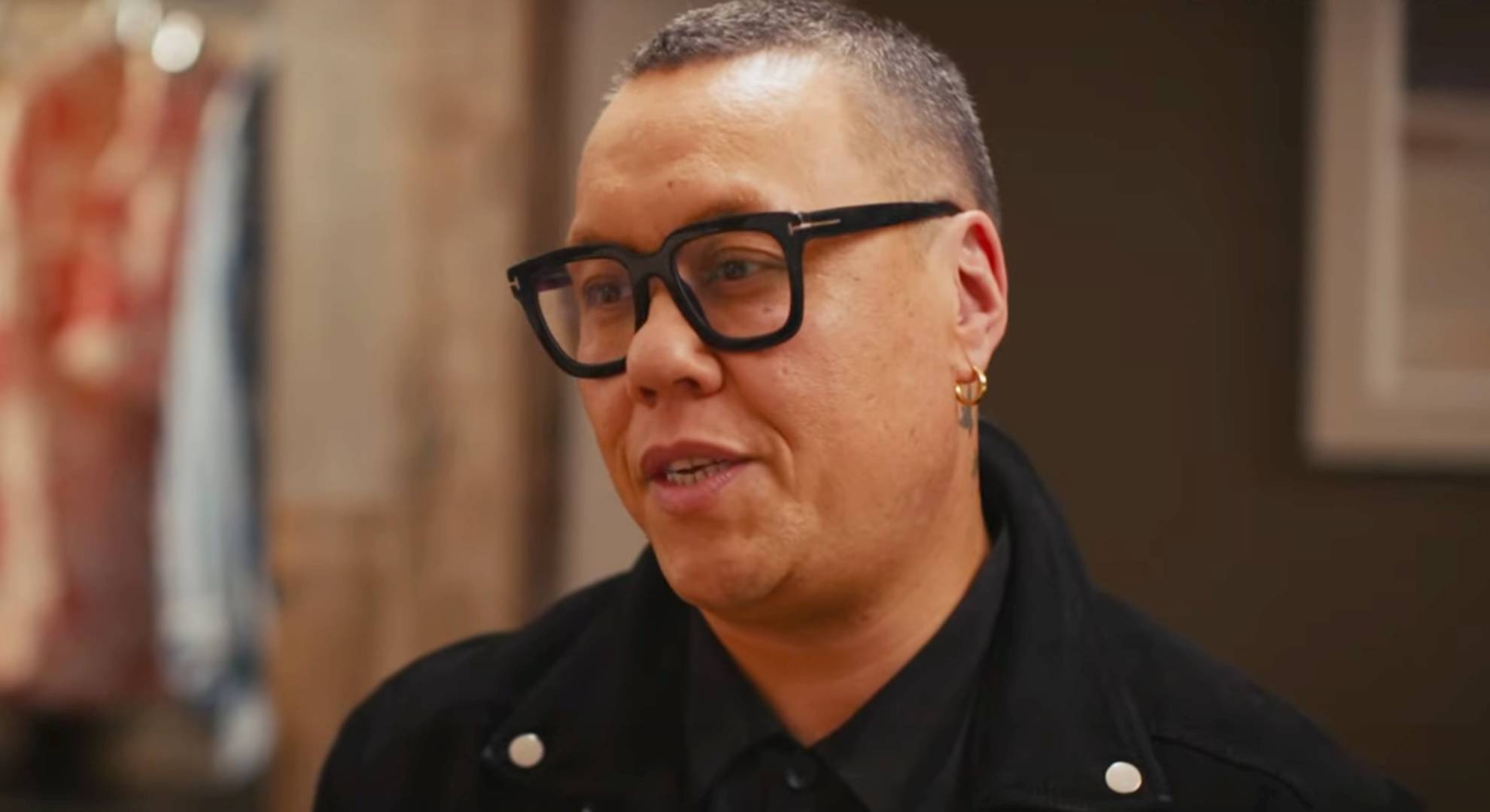 Gok Wan looks downcast