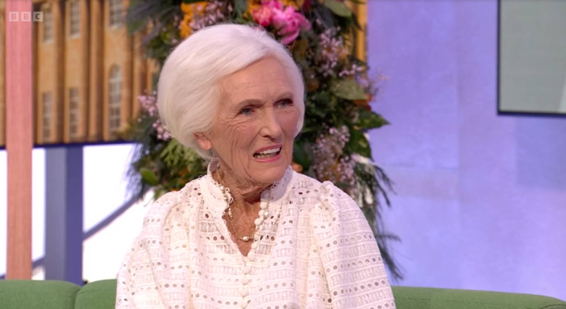 Mary Berry appears on The One Show to mark her 90th birthday