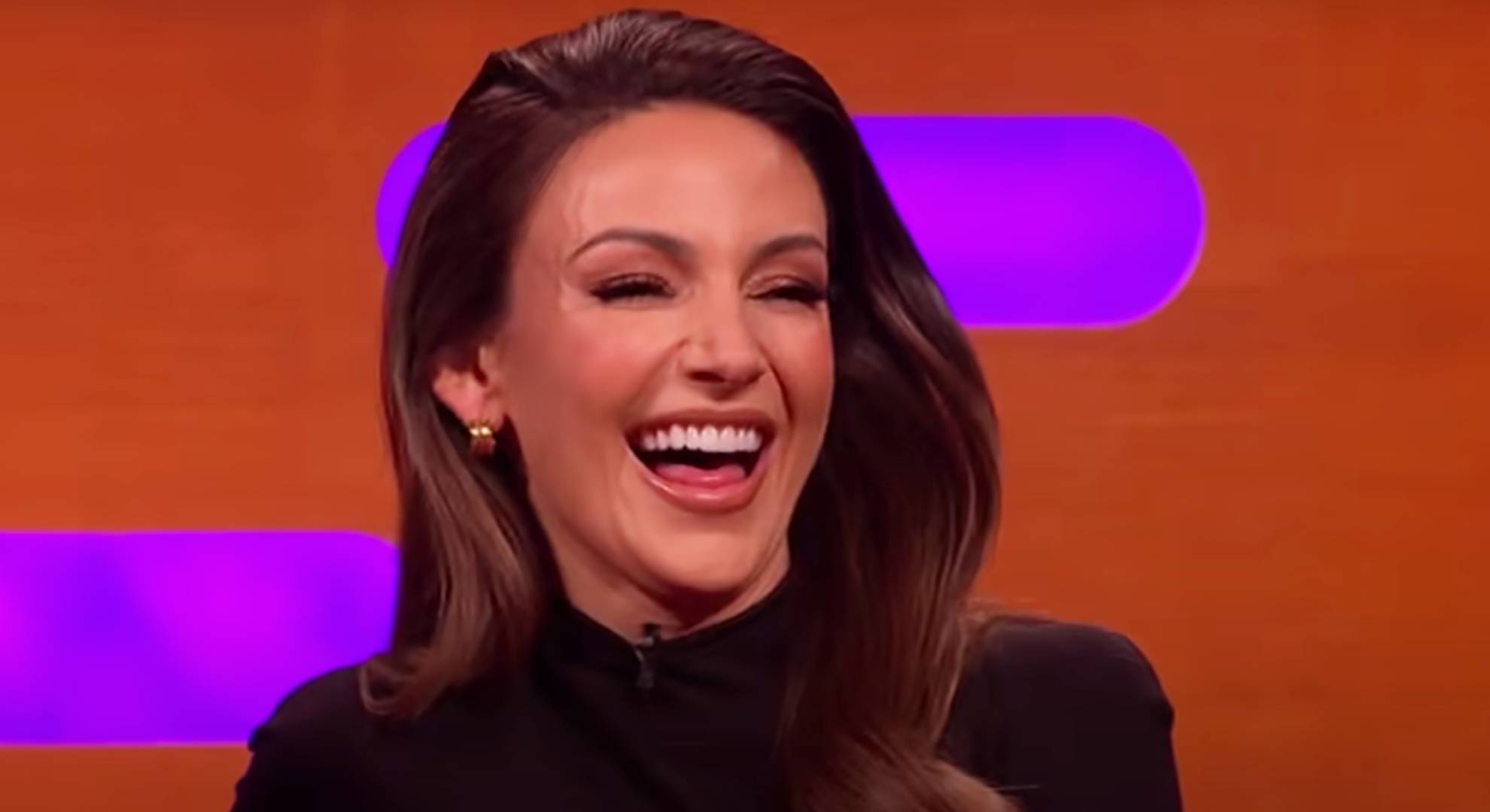 Michelle Keegan laughs