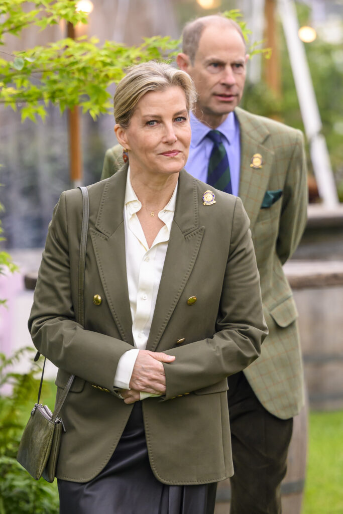 Duchess Sophie and Prince Edward during royal engagement