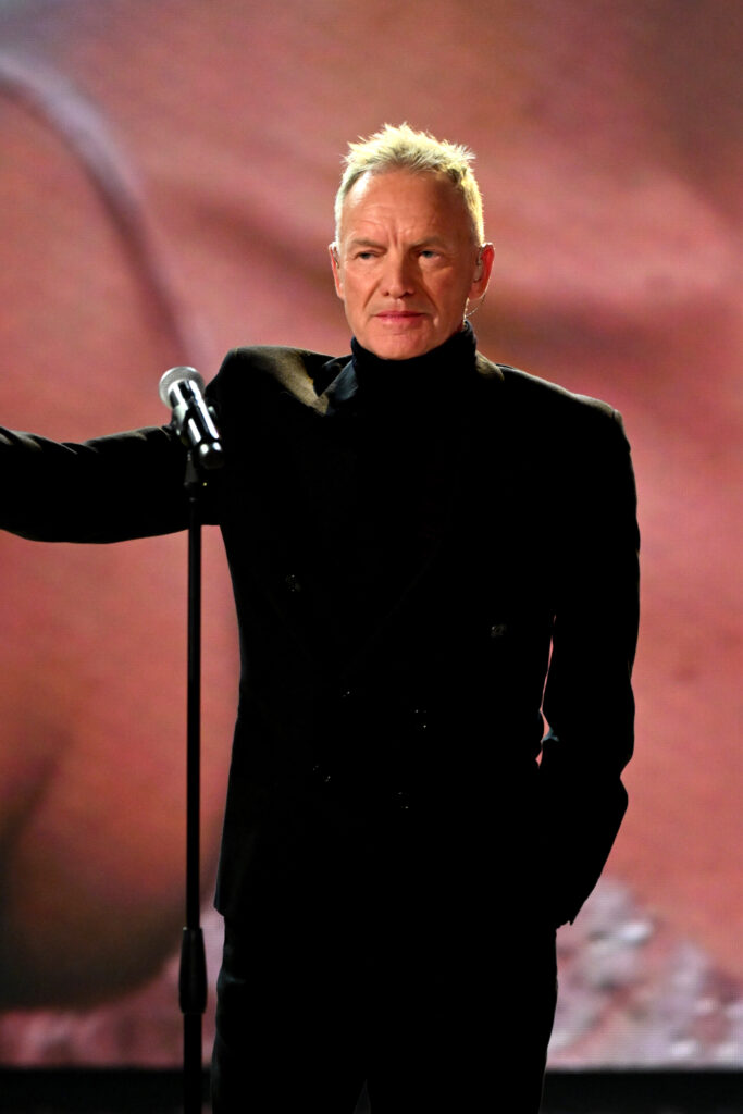 Sting at the Che Tempo Che Fà’ show studios